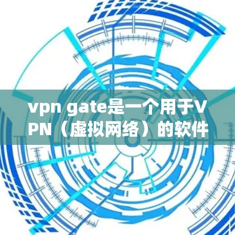 vpn gate是一个用于VPN（虚拟网络）的软件，提供多种功能和配置选项。以下是使用vpn gate的步骤