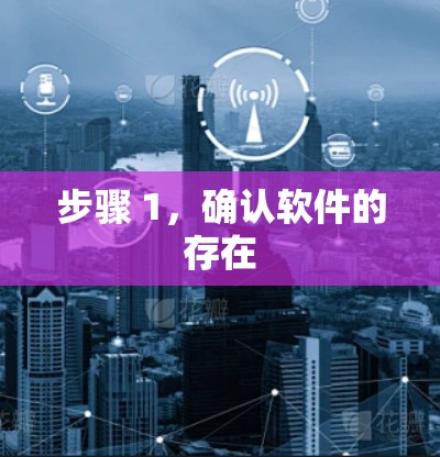 步骤 1,确认软件的存在