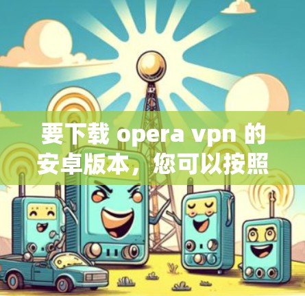 要下载 opera vpn 的安卓版本，您可以按照以下步骤操作