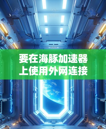 要在海豚加速器上使用外网连接,您可以按照以下步骤操作 要在海豚加速器上使用外网连接,您可以按照以下步骤操作