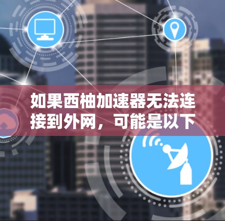 如果西柚加速器无法连接到外网，可能是以下几种情况