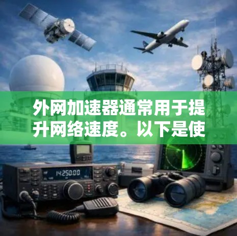 外网加速器通常用于提升网络速度。以下是使用外网加速器的步骤和方法