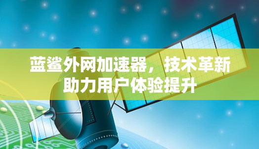 蓝鲨外网加速器,技术革新助力用户体验提升 蓝鲨外网加速器,技术革新助力用户体验提升