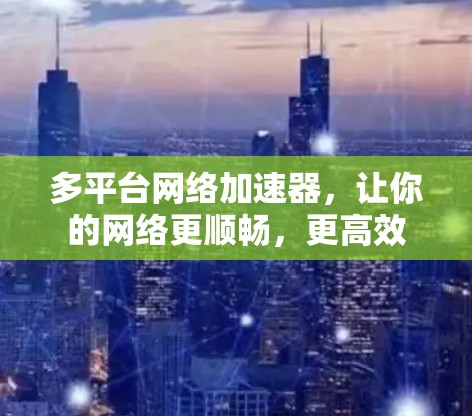 多平台网络加速器,让你的网络更顺畅,更高效 多平台网络加速器,让你的网络更顺畅,更高效