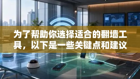 为了帮助你选择适合的翻墙工具，以下是一些关键点和建议