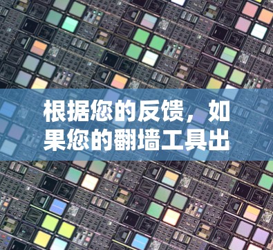 根据您的反馈，如果您的翻墙工具出现了问题，建议您