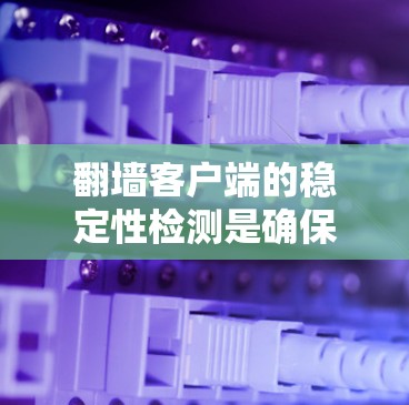 翻墙客户端的稳定性检测是确保访问体验良好的重要步骤。以下是一些常用的方法和工具来检测翻墙客户端的稳定性 翻墙客户端的稳定性检测是确保访问体验良好的重要步骤。以下是一些常用的方法和工具来检测翻墙客户端的稳定性