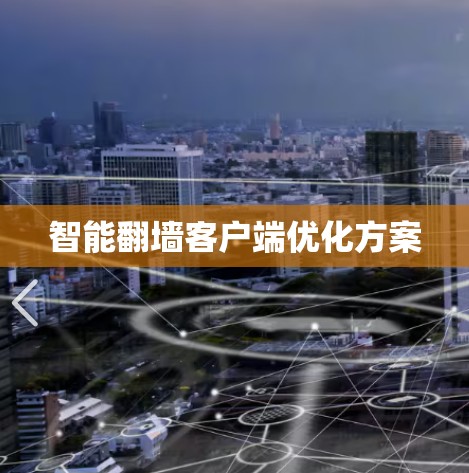 智能翻墙客户端优化方案 智能翻墙客户端优化方案