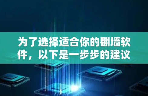 为了选择适合你的翻墙软件，以下是一步步的建议