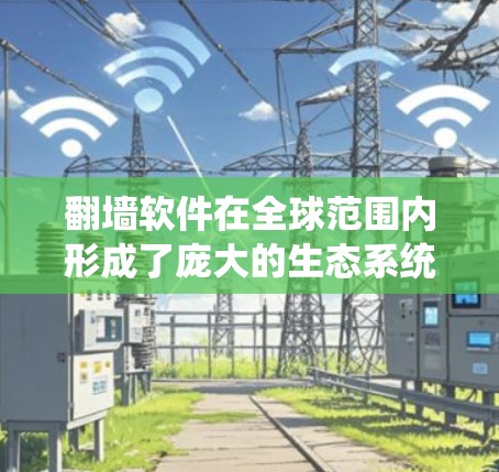 翻墙软件在全球范围内形成了庞大的生态系统，主要由多个公司和节点运营，每个节点代表一种特定的翻墙功能或服务。以下是对这些翻墙软件在全球范围内的分布情况的详细总结