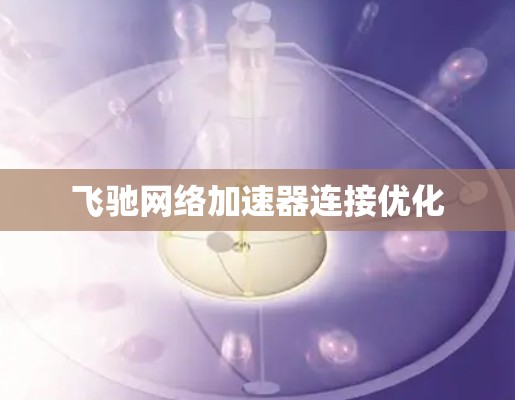 飞驰网络加速器连接优化
