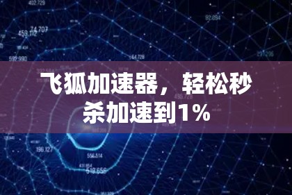 飞狐加速器，轻松秒杀加速到1%