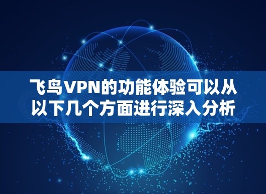 飞鸟VPN的功能体验可以从以下几个方面进行深入分析