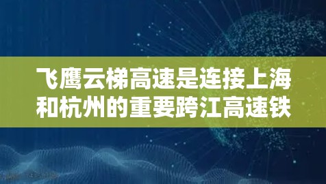 飞鹰云梯高速是连接上海和杭州的重要跨江高速铁路，也是H2快速通道的一部分，具有显著的交通便利性。以下是对该高速的详细分析