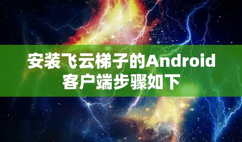 安装飞云梯子的Android客户端步骤如下