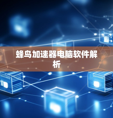 蜂鸟加速器电脑软件解析
