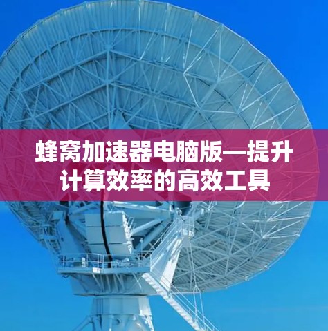蜂窝加速器电脑版—提升计算效率的高效工具