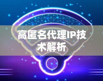 高匿名代理IP技术解析