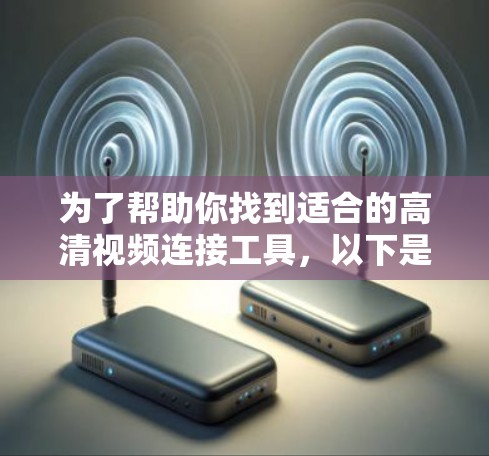 为了帮助你找到适合的高清视频连接工具，以下是一些推荐的选择，根据你的需求和设备情况进行选择