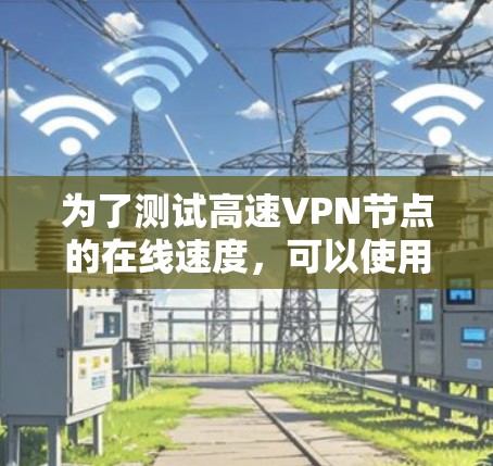 为了测试高速VPN节点的在线速度，可以使用以下方法和工具