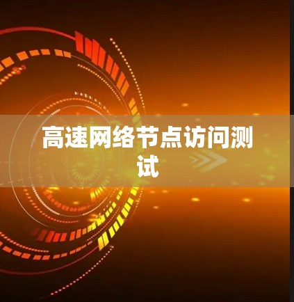 高速网络节点访问测试