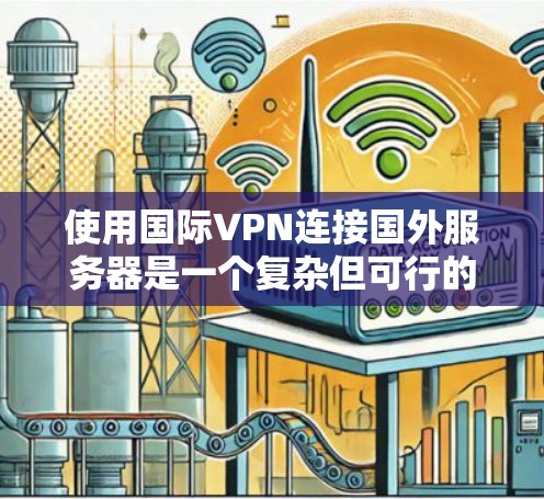 使用国际VPN连接国外服务器是一个复杂但可行的步骤，以下是一个清晰的指南