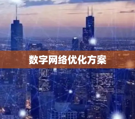 数字网络优化方案