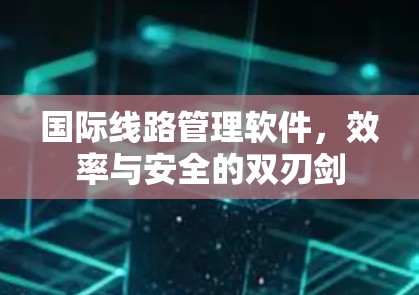 国际线路管理软件，效率与安全的双刃剑