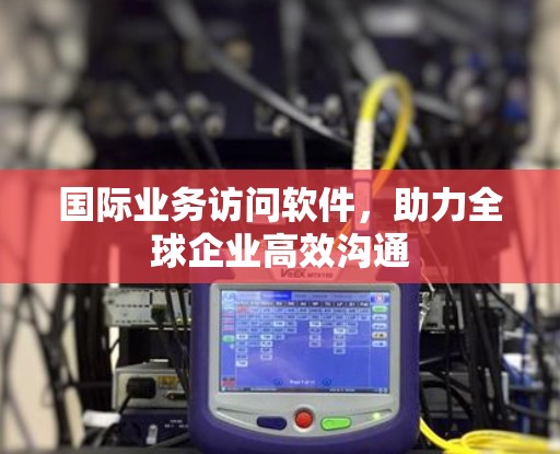 国际业务访问软件，助力全球企业高效沟通