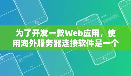 为了开发一款Web应用，使用海外服务器连接软件是一个可行且有潜力的选择，尤其是在需要跨平台访问和快速部署的情况下。以下是对海外服务器连接软件的详细介绍和推荐