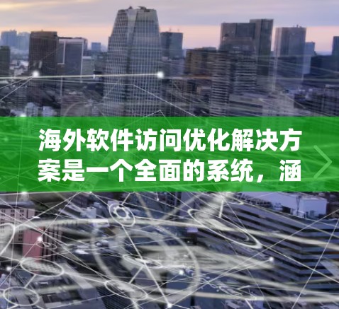 海外软件访问优化解决方案是一个全面的系统，涵盖了访问控制、权限管理、访问日志收集、监控工具、访问审计以及策略的设计与实施等多个方面。以下是对该领域的详细分析和总结