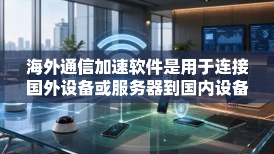 海外通信加速软件是用于连接国外设备或服务器到国内设备或服务器的工具，通常包括视频通话、视频会议、数据传输等。以下是一些常见的海外通信加速软件及其特点，供您参考