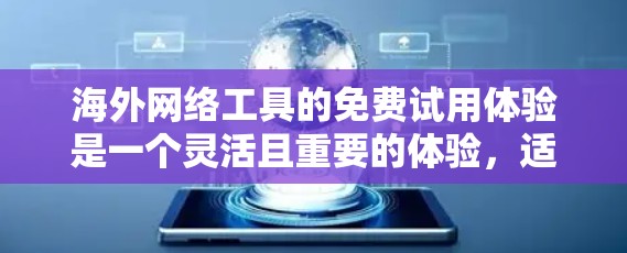 海外网络工具的免费试用体验是一个灵活且重要的体验，适合在国外访问网络服务的用户。以下是对这些工具的详细介绍