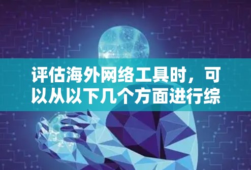 评估海外网络工具时，可以从以下几个方面进行综合评估，包括工具的性能、安全性、适用性、扩展性和灵活性等方面。以下是对几个常见的海外网络工具的评估