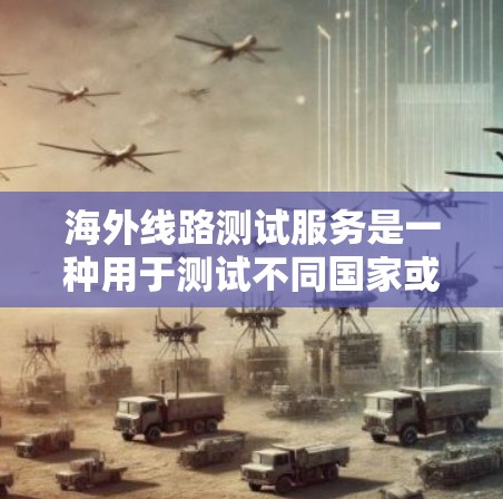 海外线路测试服务是一种用于测试不同国家或地区的网络连接功能的工具。它可以帮助用户评估设备在不同环境下的性能，确保设备在国际合作或跨地域环境下的可靠性。以下是对海外线路测试服务的详细介绍