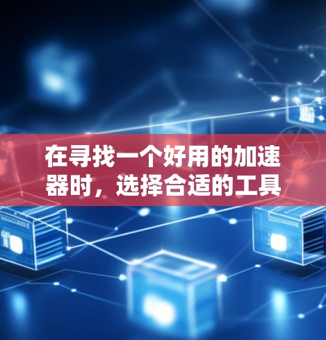 在寻找一个好用的加速器时，选择合适的工具取决于您的具体需求和预算。以下是对几种主要加速器的评测，帮助您做出明智的选择