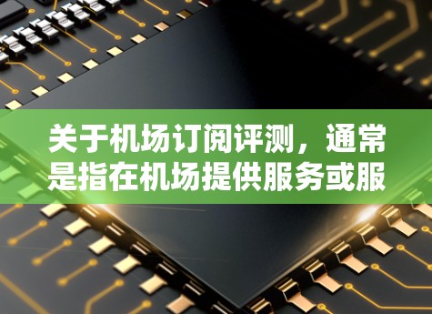 关于机场订阅评测，通常是指在机场提供服务或服务的体验和反馈。以下是一些常见的机场订阅评测内容，涵盖评价、推荐、类型以及用户反馈