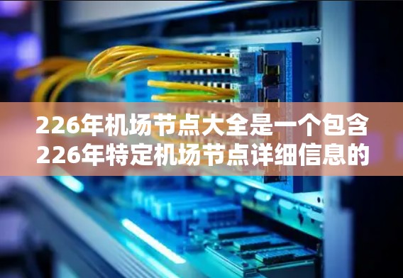 226年机场节点大全是一个包含226年特定机场节点详细信息的列表。以下是一些关键信息和结构