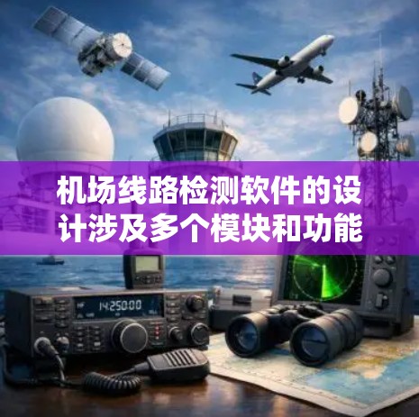 机场线路检测软件的设计涉及多个模块和功能，旨在评估和优化机场的线路，确保其符合要求并提高效率。以下是详细的解决方案