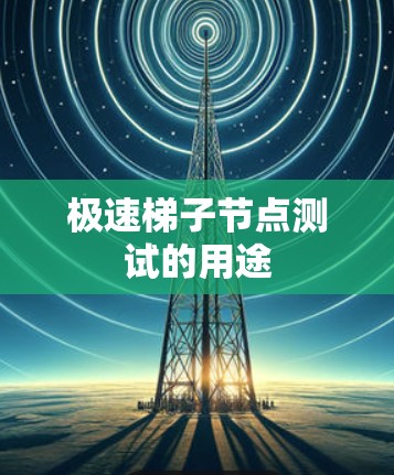 极速梯子节点测试的用途 极速梯子节点测试的用途