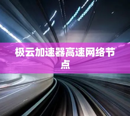 极云加速器高速网络节点