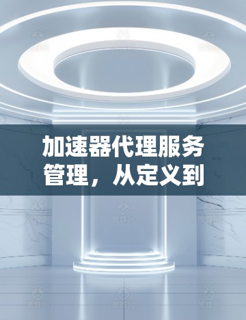 加速器代理服务管理，从定义到挑战与未来方向