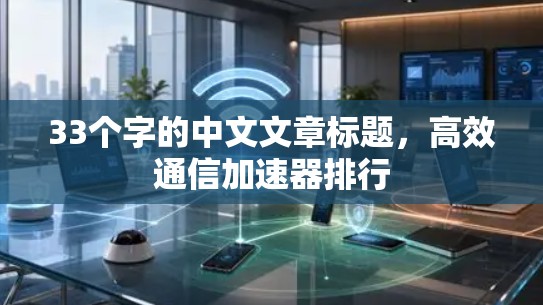 33个字的中文文章标题，高效通信加速器排行