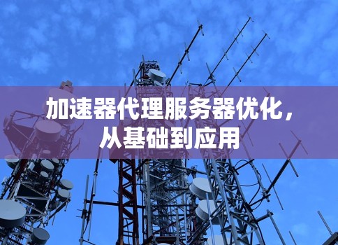 加速器代理服务器优化，从基础到应用