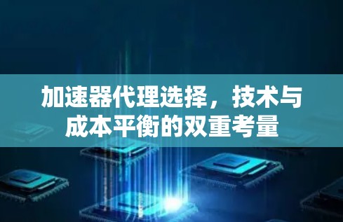 加速器代理选择，技术与成本平衡的双重考量